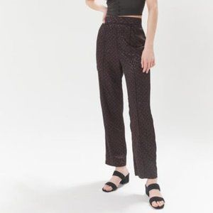 Urban Outfitters satin straight leg pants